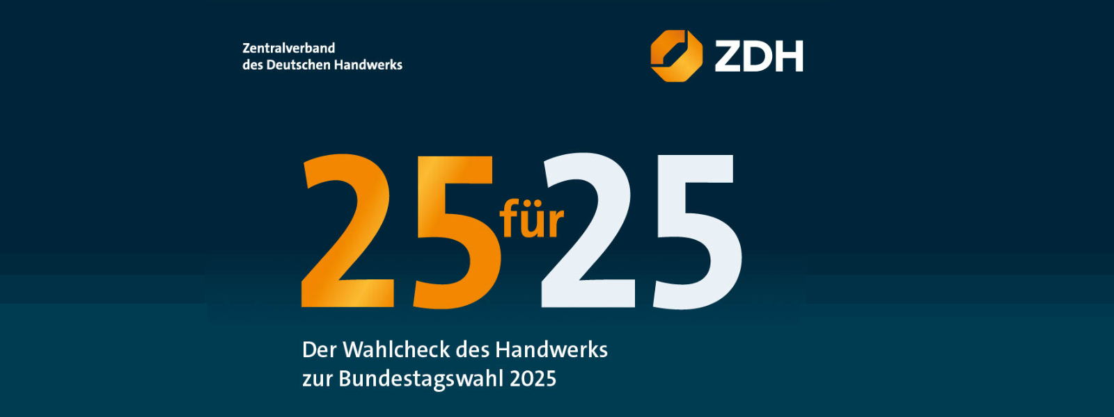 Der Wahlcheck des Handwerks zur Bundestagswahl 2025