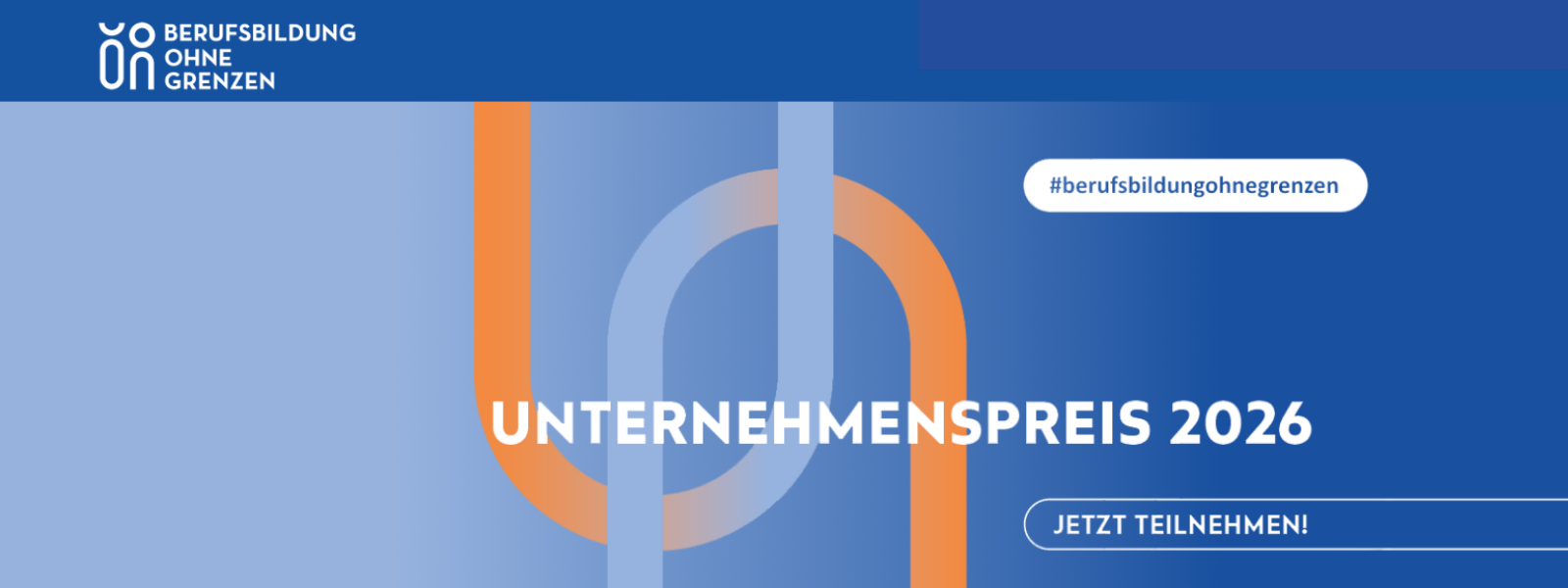 KI generiert: Das Bild bewirbt den "Unternehmenspreis 2026" von "Berufsbildung ohne Grenzen" und fordert zur Teilnahme auf.