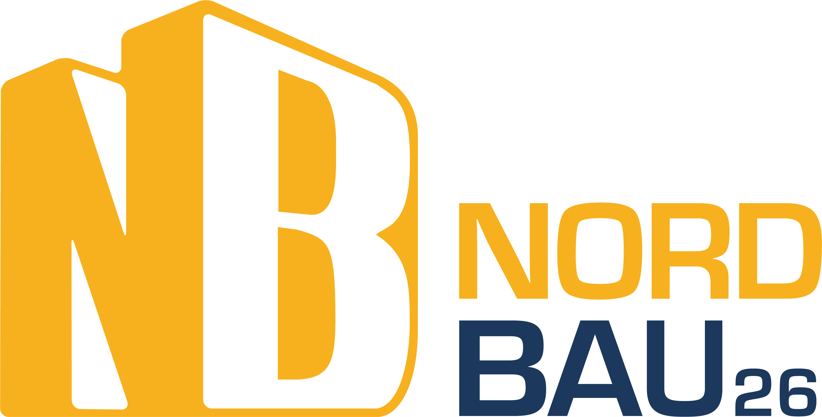 KI generiert: Das Bild zeigt das Logo der Veranstaltung "NordBau 26".